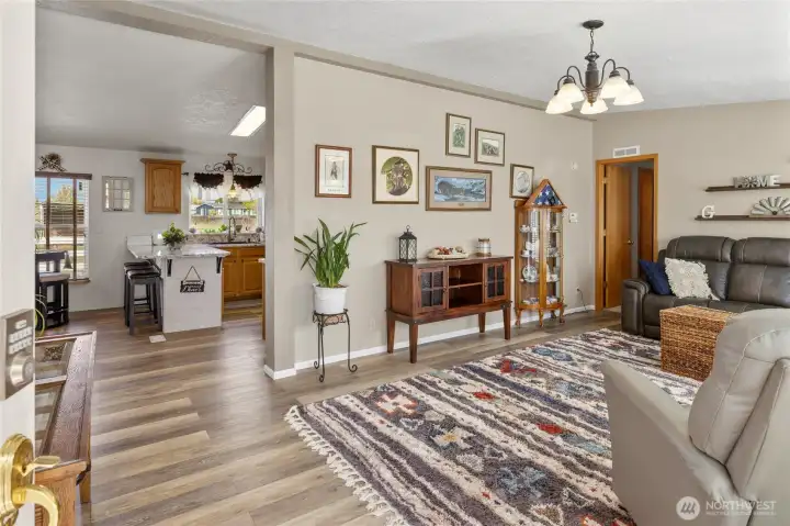 Wonderful layout with new flooring throughout!