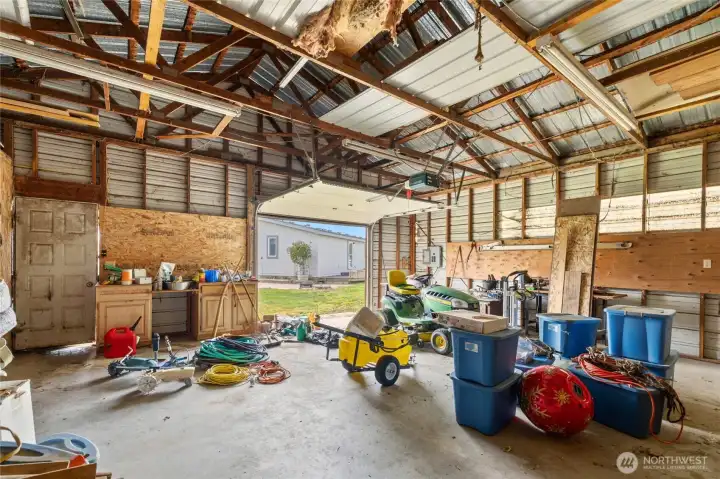 Interior of the barn - not shown is the area with the stalls which has been use for many animals from horses to  sheep!