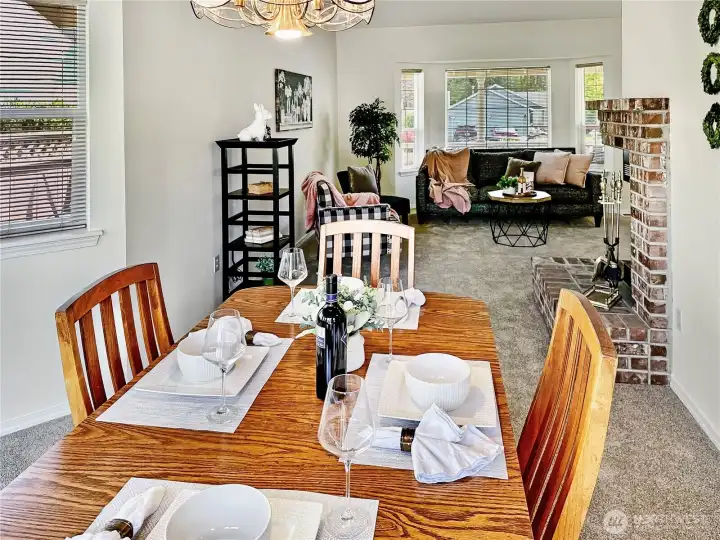 Ample dining area also with bay-type windows and access to the composite deck and rear yard.