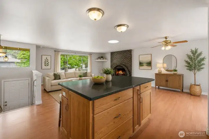 Virtually Staged-Kitchen