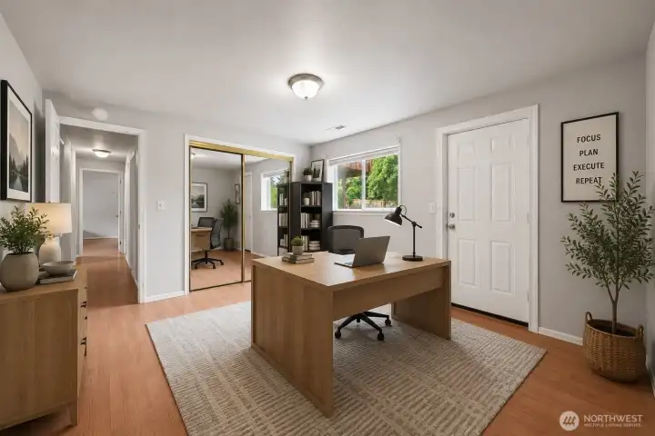 Bedroom 4- Virtually Staged as Office