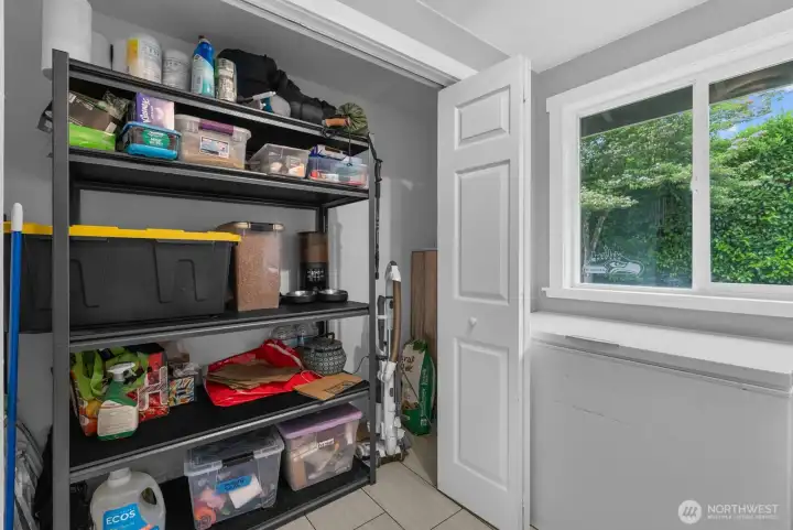 extra storage space in Utilty room