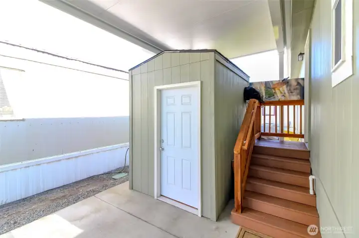 Carport Entry