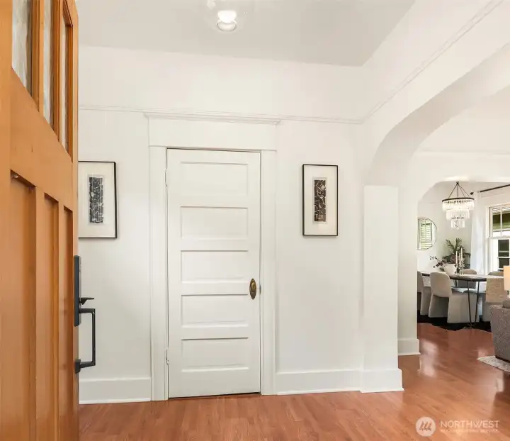 Nice entry way with large coat closet