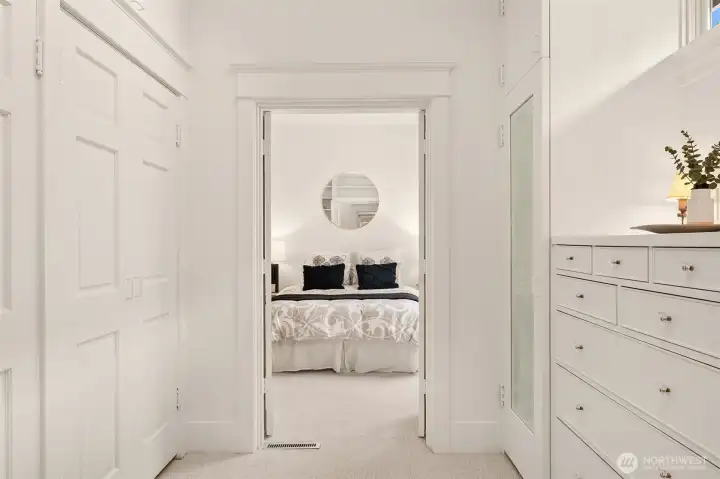 Pass through dressing room