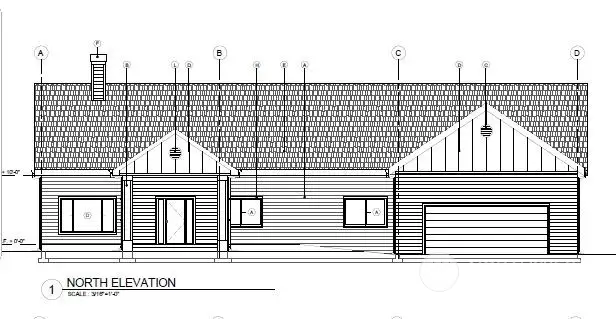 3 Bedroom 2 bath custom home plan included with sale.
