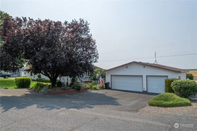 Extended 3 car garage