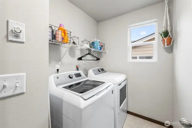 laundry room upstairs