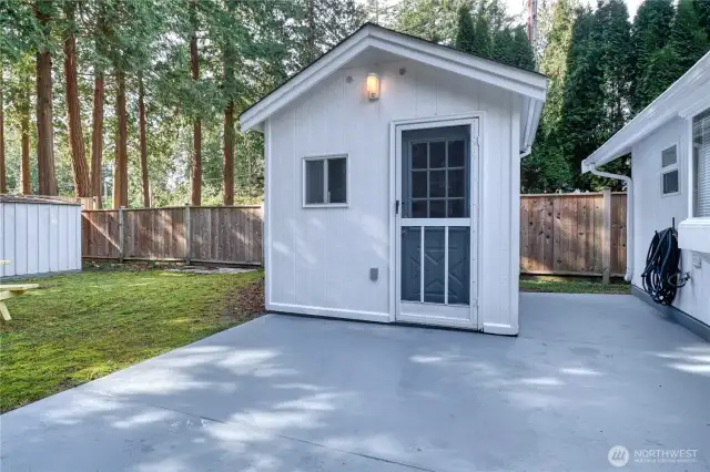 Heated Shed
