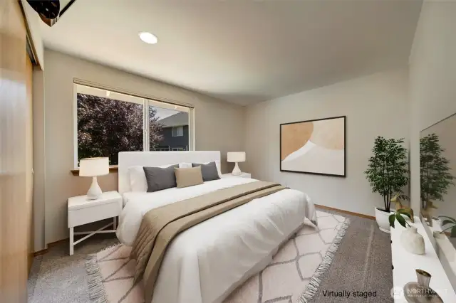 Bedroom #3, virtually staged