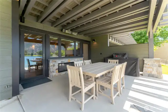 Staged unit B2 shown, similar to F2. Furniture and decor not included.