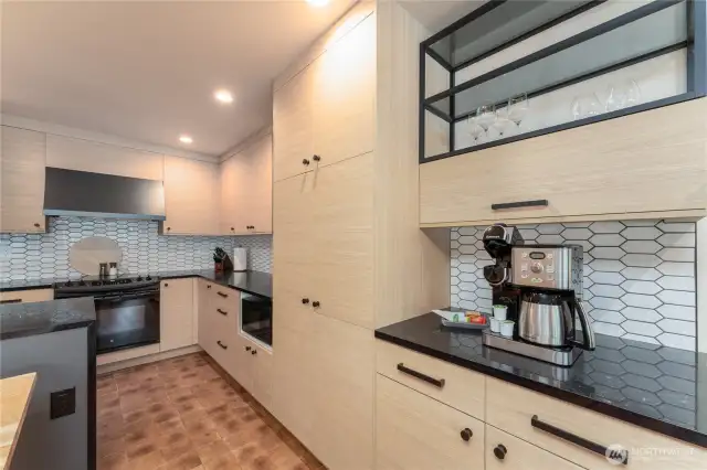 Staged unit B2 shown, similar to F2. Furniture and decor not included.