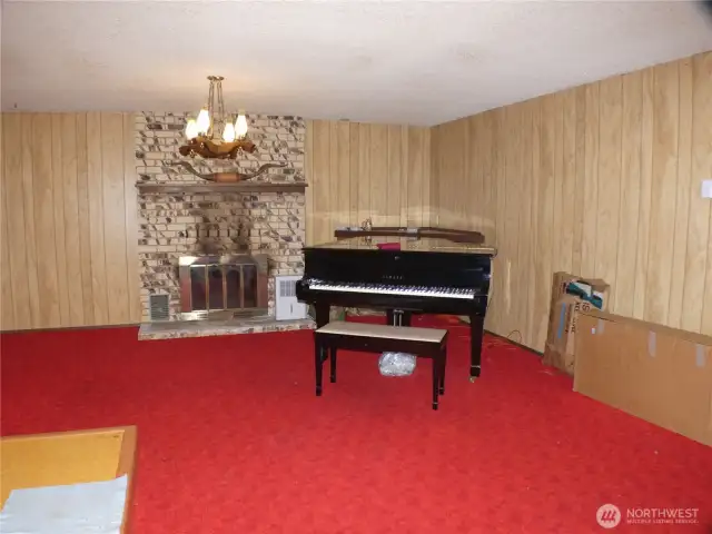 Downstairs rec room
