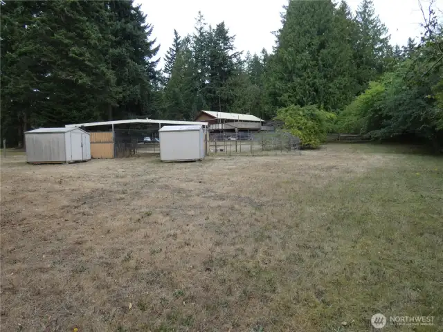 Stalls and storage sheds