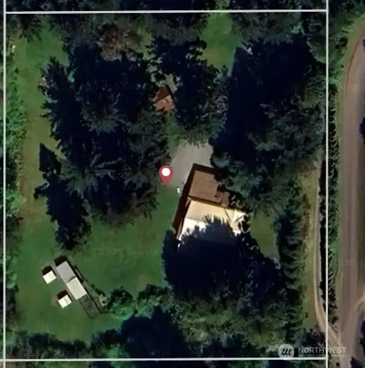 satellite overview. property lines shown