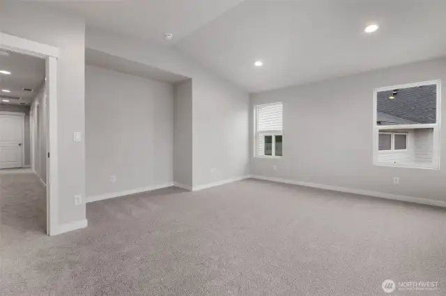 Primary Bedroom  Photos of a finished   home in same community