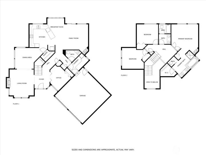 Other features include whole home vacuum system, newer furnace, new light fixtures and hardware.