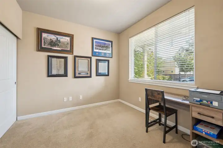 Bedroom or Office off the Entry on the Main Floor