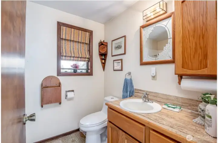 Upstairs Bathroom Off Laundry Area