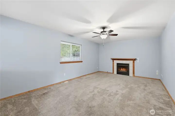 Bright, comfortable living space with an easy-flow layout.