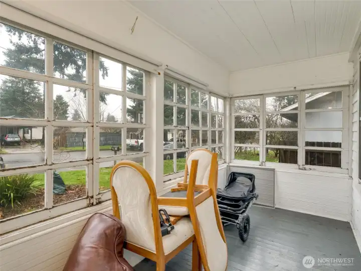 Sunroom- Front of the house