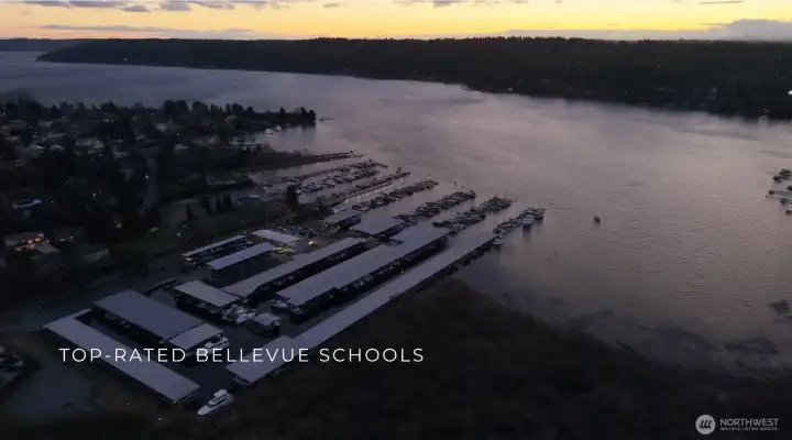 Up the hill from the Boat Lauch Newport Shores