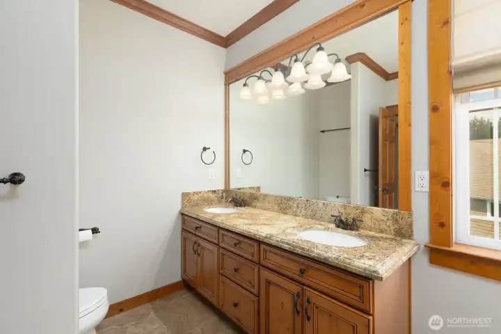 Main bathroom upstairs