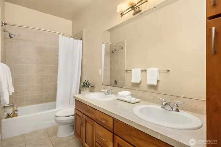 Hall bathroom (one of two)