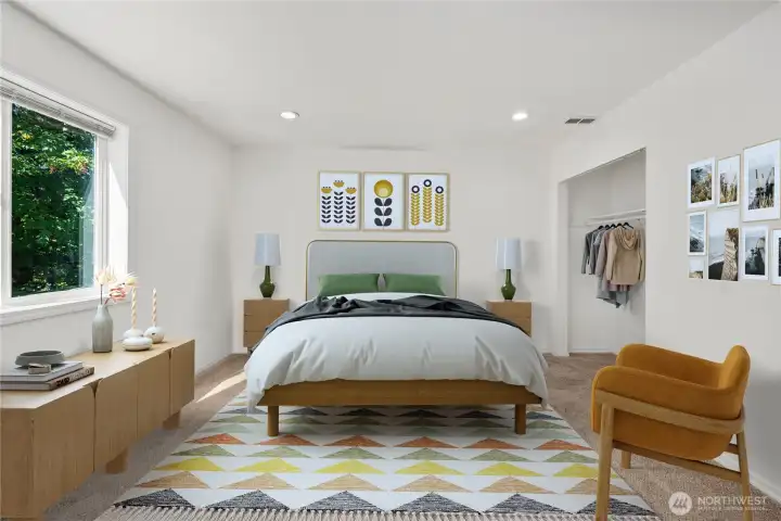 Second Bedroom - virtually staged