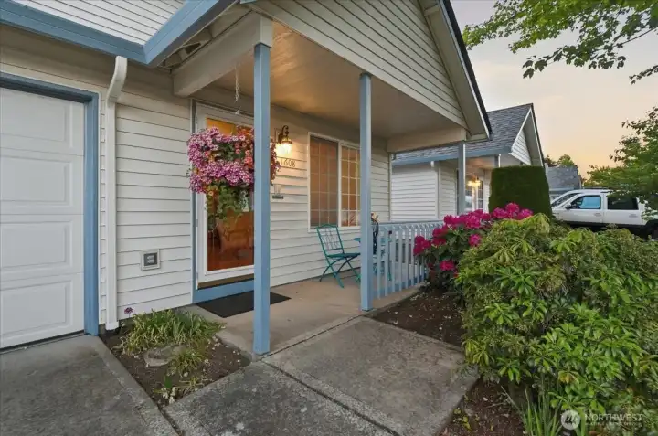 Covered front porch