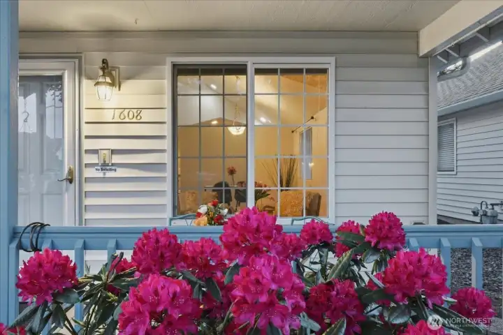 Covered front porch