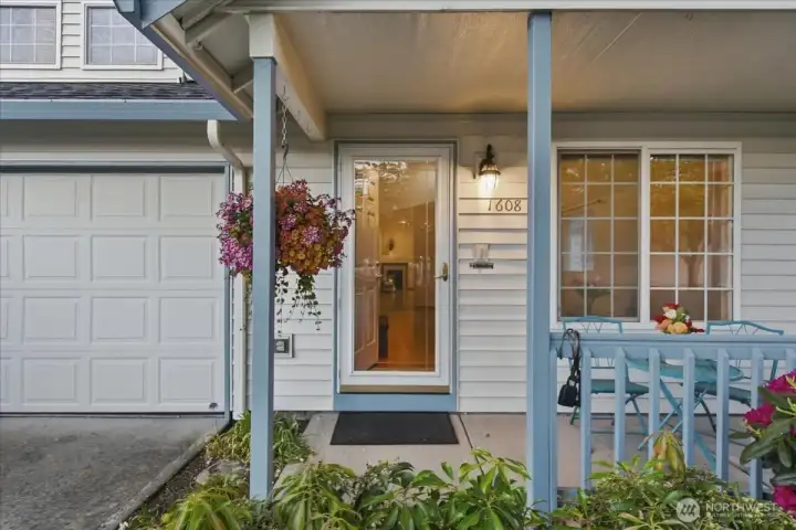 Covered front porch