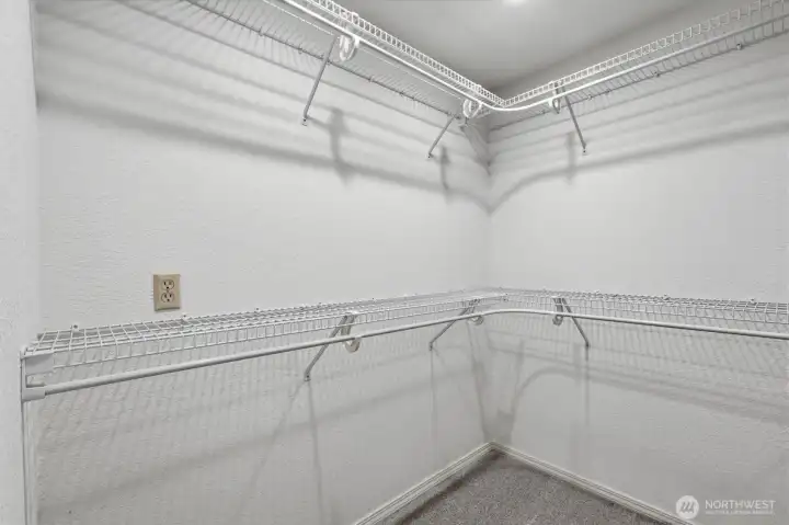 Primary closet Primary closet