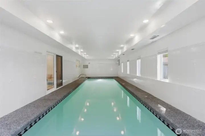 Indoor heated pool Indoor heated pool