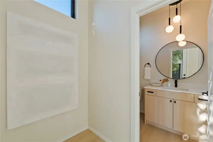 Half bath on main floor Half bath on main floor