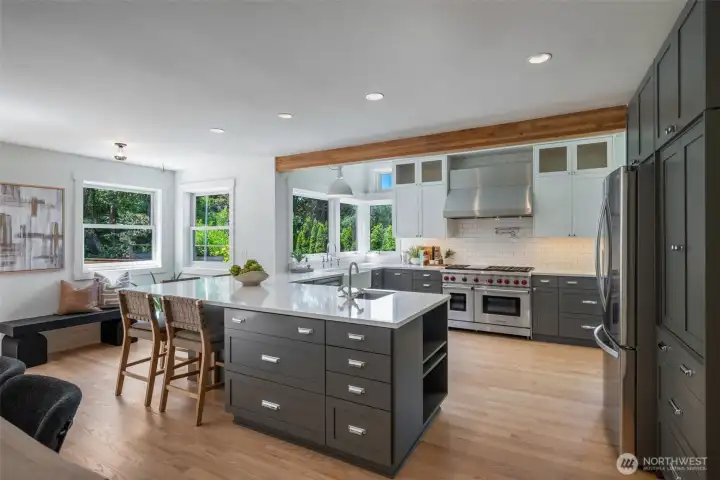 Chef's kitchen.