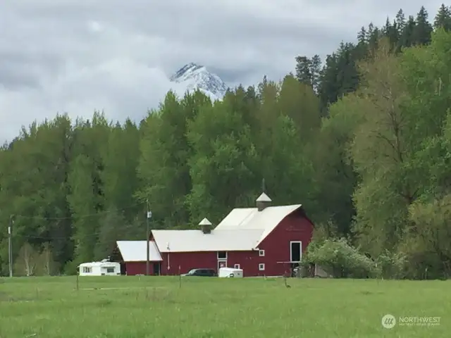 Barn on adjacent property