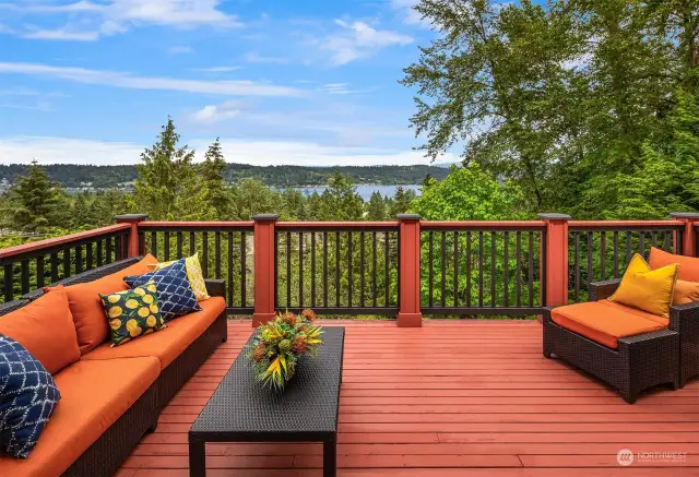 Spend the summer entertaining on the deck.