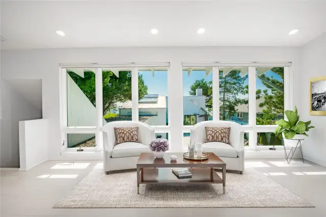 Suite can have multiple options for use- tucked away and private from the main house.