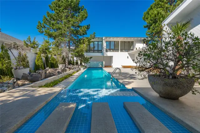 60' saltwater lap pool