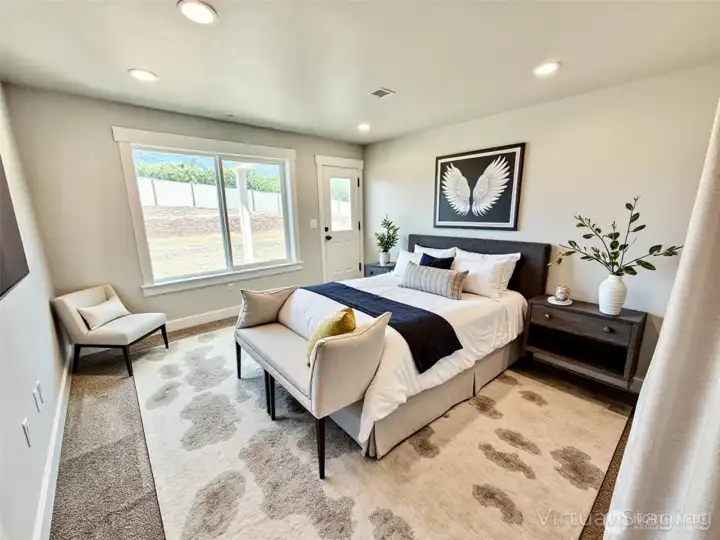 Primary Bedroom Virtual Staging