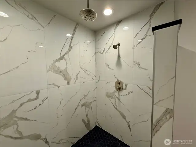 Tile shower