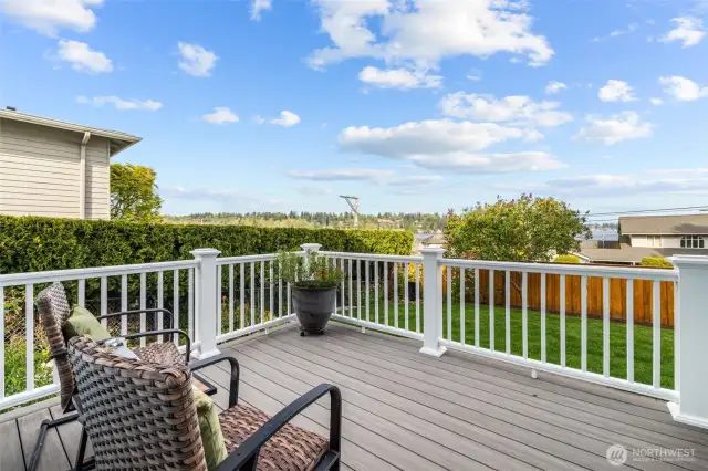 View from main level bedroom deck.