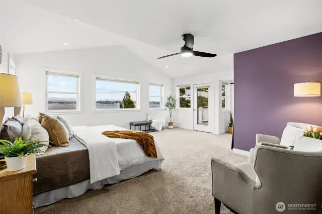 Primary retreat with sweeping views!