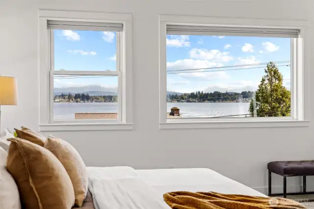 Position your furniture in a number of different ways. This room provides options and flexibility.