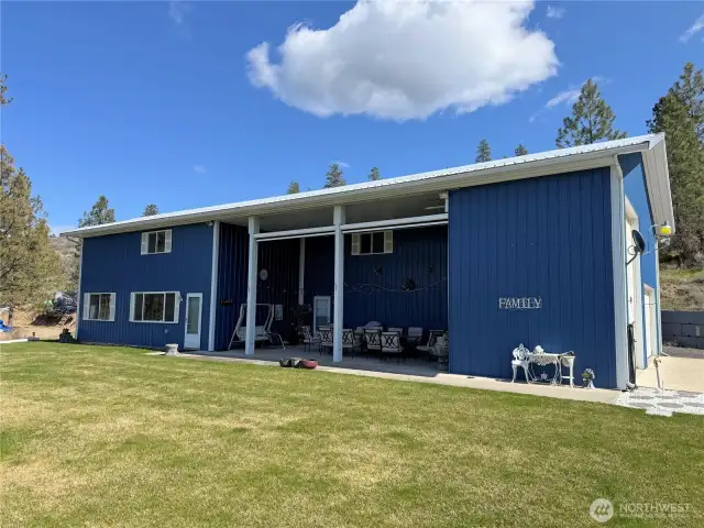 Front of the Home. All Metal for easy maintenance, wonderful enclosed outdoor seating area with amazing views!