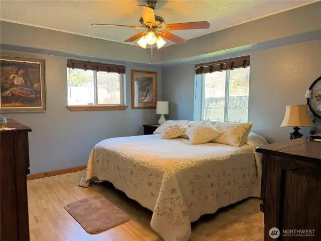 Master Bedroom is quite large and very comfortable.