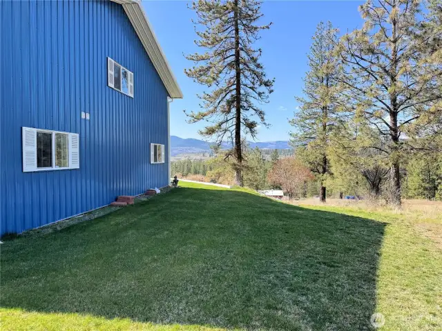 East yard of the house.