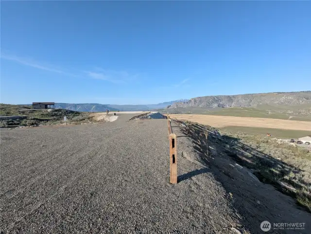 Driveway to Home site