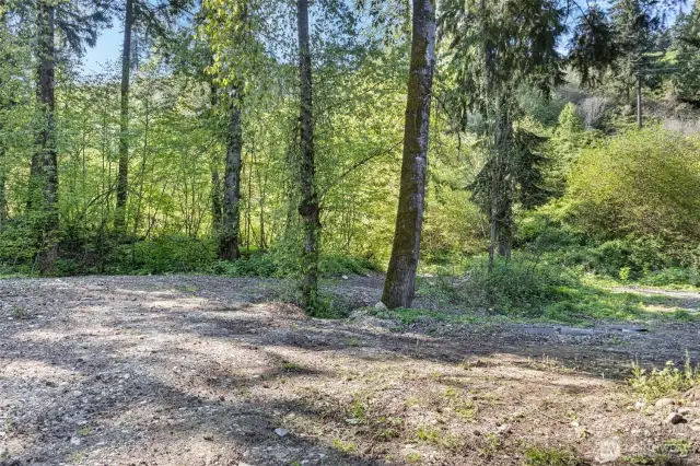 Property behind the home.   Secluded and private.
